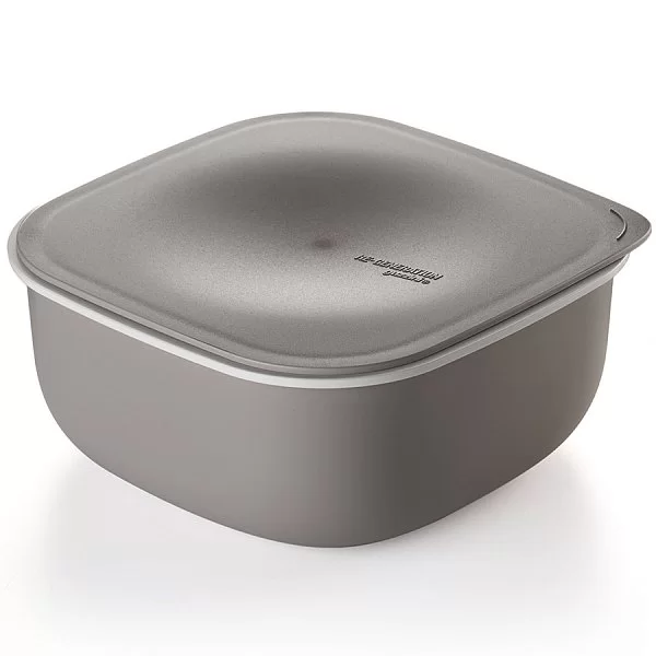 Контейнер для хранения Regeneration 2 л, квадратный, пластик, цвет серый, Guzzini, Италия, 52902158 - изобр. 7