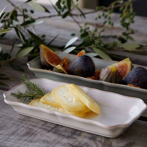 Блюдо прямоугольное Alentejo 21x10 см, керамика, цвет белый, Costa Nova, Португалия, TR211-WHT(TR211-00201Z) - изобр. 8