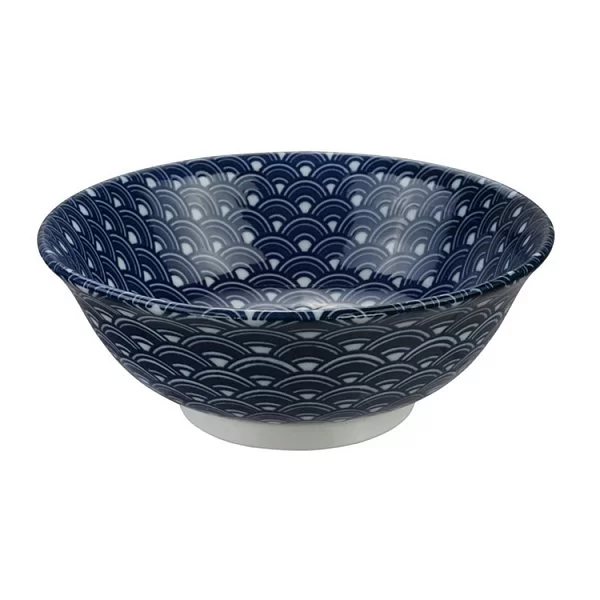 Чаша Mixed Bowls 20 см фарфор, цвет синий, Tokyo Design, Япония, 16894 - изобр. 7