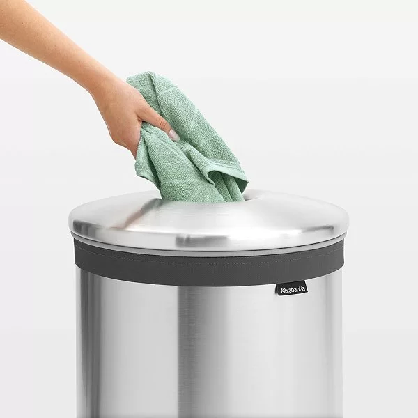 Бак для белья 60л, полированная сталь, Brabantia, 105203 - изобр. 9