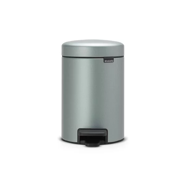 Мусорный бак с педалью NewIcon, 3л, мятный металлик, Brabantia, 113345 - изобр. 7