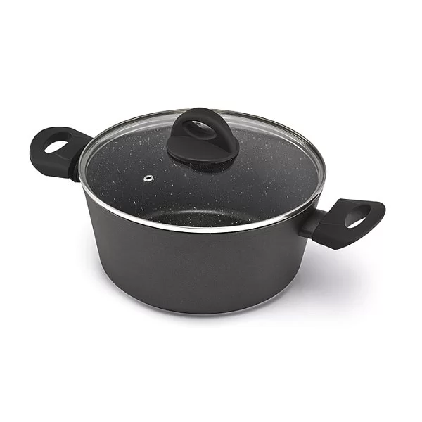 Кастрюля с крышкой Rock 4 л, диаметр 24 см, материал кованый алюминий, цвет черный, BEKA, Бельгия, 13951244 - изобр. 8