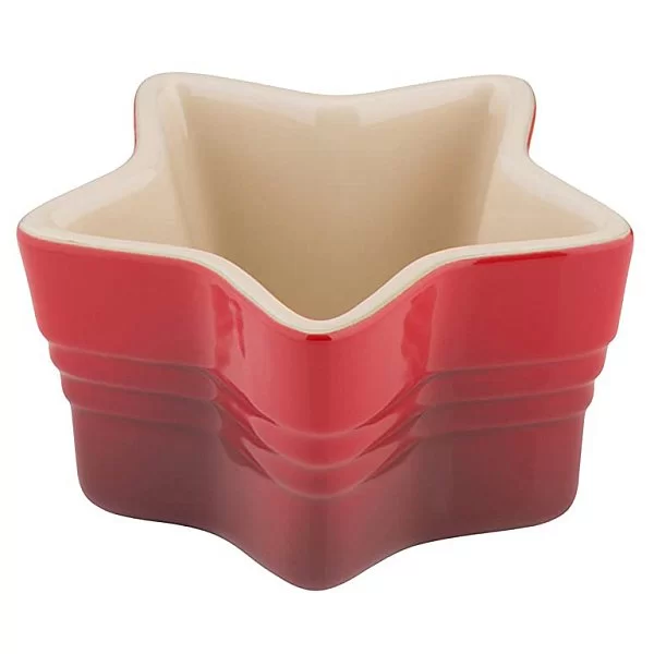 Рамекин "Звезда" 9,5х8,5х7,4 см, каменная керамика, цвет вишневый, Le Creuset, Франция, 91015400060199 - изобр. 7