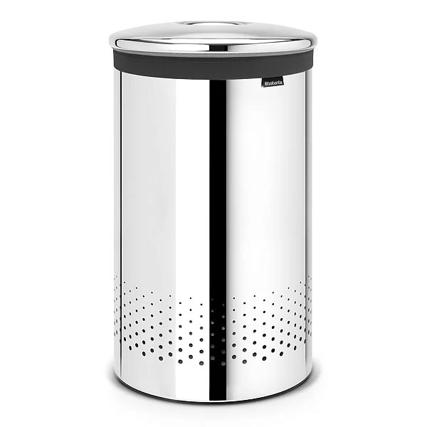Бак для белья 60л, полированная сталь, Brabantia, 105203 - изобр. 7
