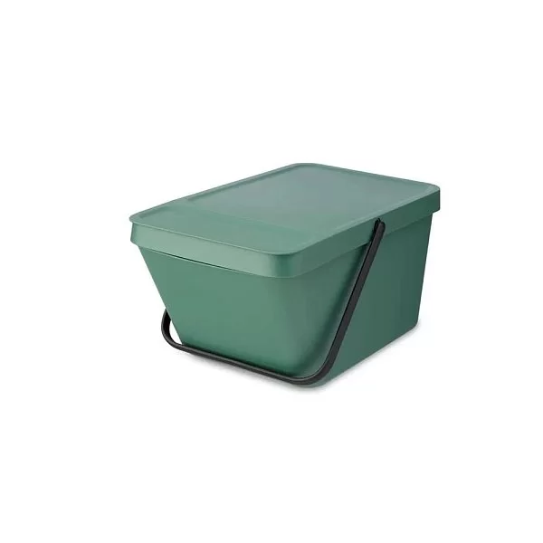 Ведро для мусора SORT&GO Stackable 20 л, пластик, цвет зеленый, Brabantia, Бельгия, 277740 - изобр. 7