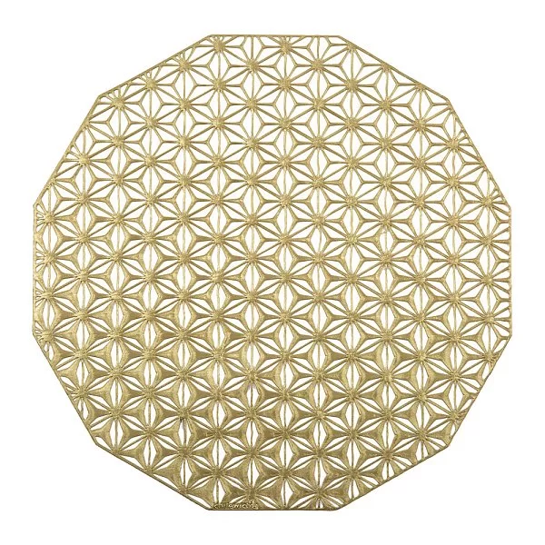Салфетка подстановочная Brass диаметр 36 см, материал винил, Chilewich, США, 100488-004 - изобр. 7