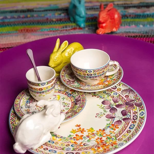 Стакан для эспрессо "Багатель" 90 мл, высота 6,7 см, материал фаянс, Gien, Франция, 1781C2TP30 - изобр. 8