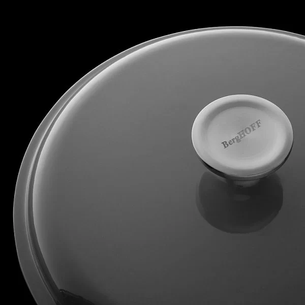 Кастрюля чугунная с крышкой Gem, объем 4,1 л, диаметр 27 см, цвет серый, Berghoff, Бельгия, 2307353 - изобр. 10