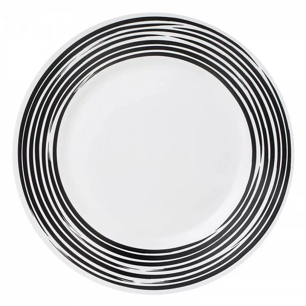 Тарелка обеденная Brushed Black 27 см, стекло, Corelle, 1118390 - изобр. 7