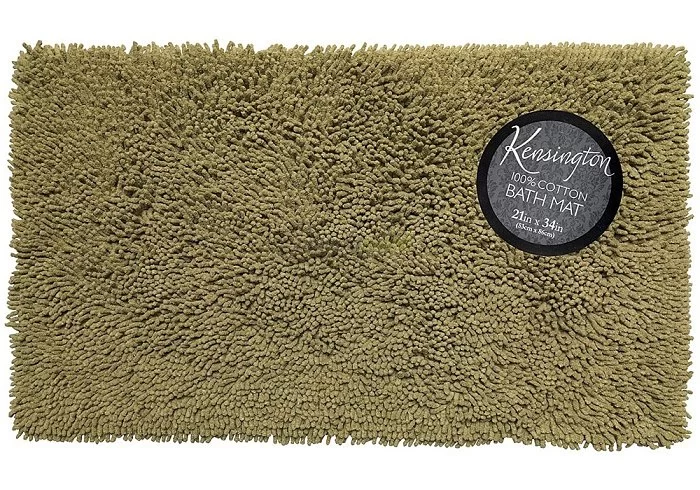 Коврик для ванной Kensington Sage 53x86 см, цвет зеленый, материал хлопок, Carnation Home Fashions, США, BM-M3L/42 - изобр. 7