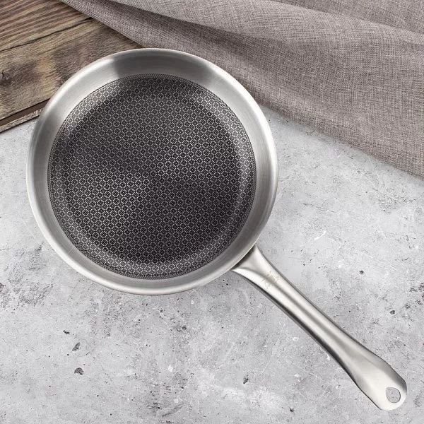 Сковорода антипригарная индукционная Relief 24 см, нержавеющая сталь, ELO, Германия, 35824 - изобр. 12