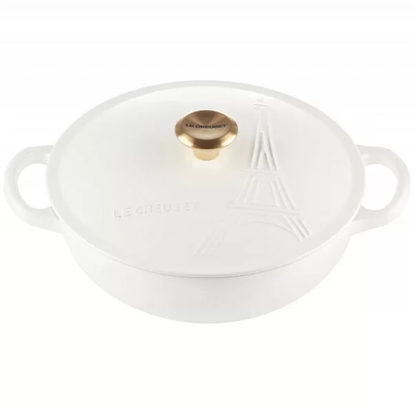 Кастрюля Eiffel Tower 2,6 л, цвет белый, чугун, Le Creuset, Франция, 21984220101441 - изобр. 7