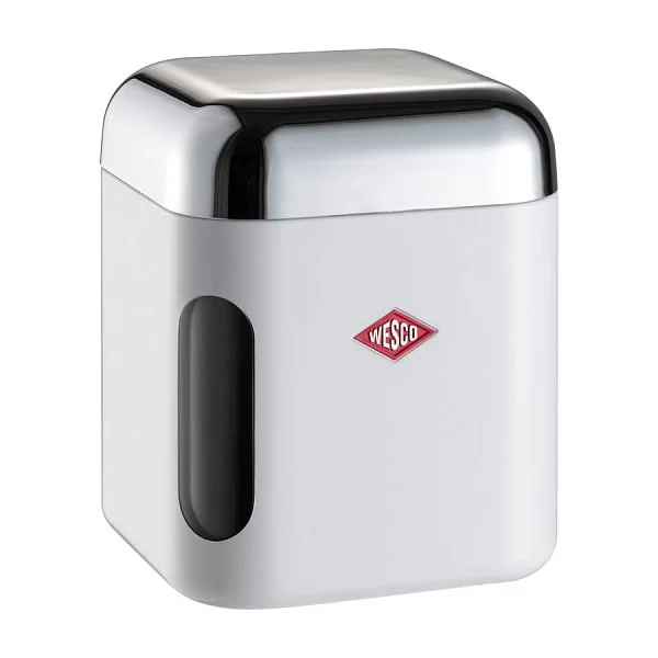 Контейнер с окном для хранения продуктов 1л, Square Canisters, белый, Wesco, Германия, 321202-01 - изобр. 7