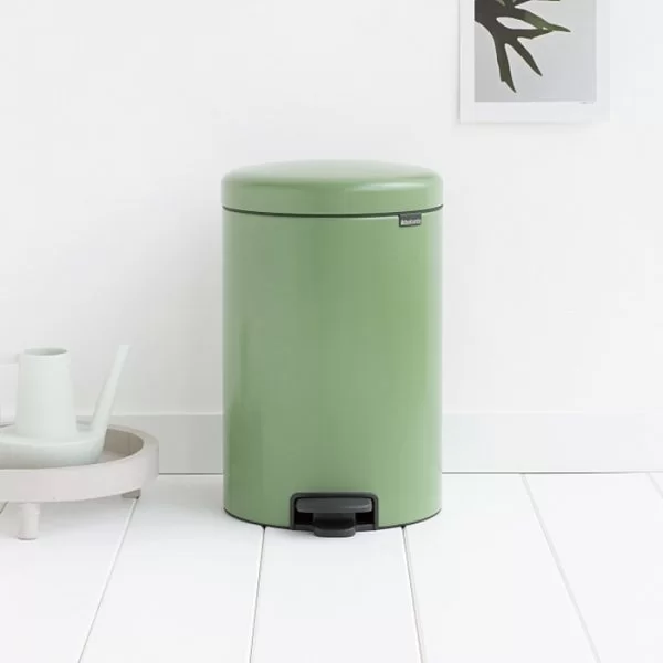 Мусорный бак с педалью NewIcon, 20л, зеленый мох, Brabantia, 113925 - изобр. 9