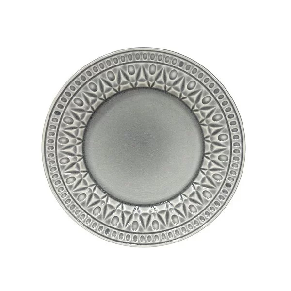 Тарелка закусочная Cristal 22,2 см материал керамика, цвет серый, Costa Nova, Португалия, STP223-GRY(STP223-00812R) - изобр. 7