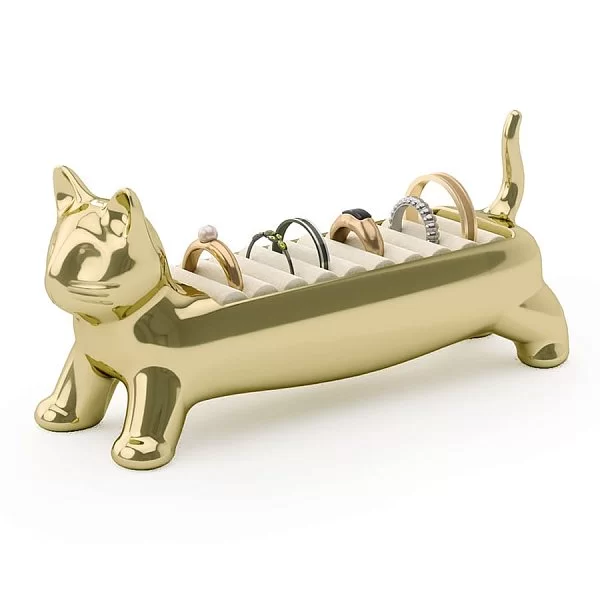 Держатель для колец Ali Cat, металл, цвет латунь, Umbra, Канада, 1023419-104 - изобр. 8