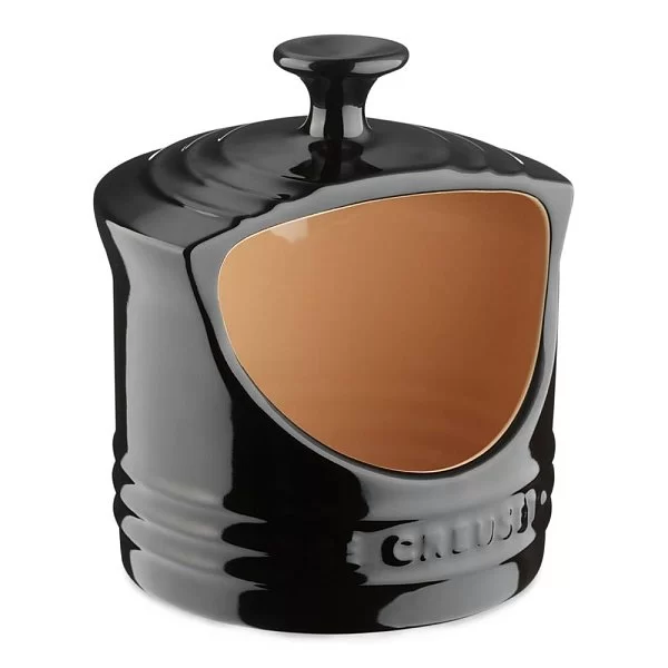 Солонка 300 мл, материал каменная керамика, цвет черный матовый, Le Creuset, Франция, 91002200140000 - изобр. 7