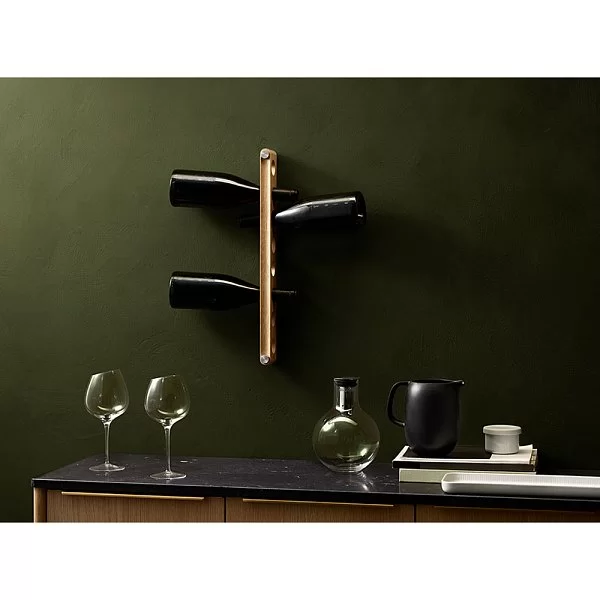 Держатель для бутылок Nordic Kitchen 6,5x2,5x46 см, материал нержавеющая сталь + дуб, цвет дерево, Eva Solo, Дания, 520420 - изобр. 9