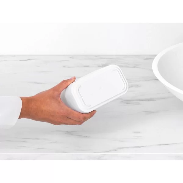 Контейнер для мусора Mindset 10х15х9 см, цвет белый, Brabantia, Бельгия, 303388 - изобр. 9