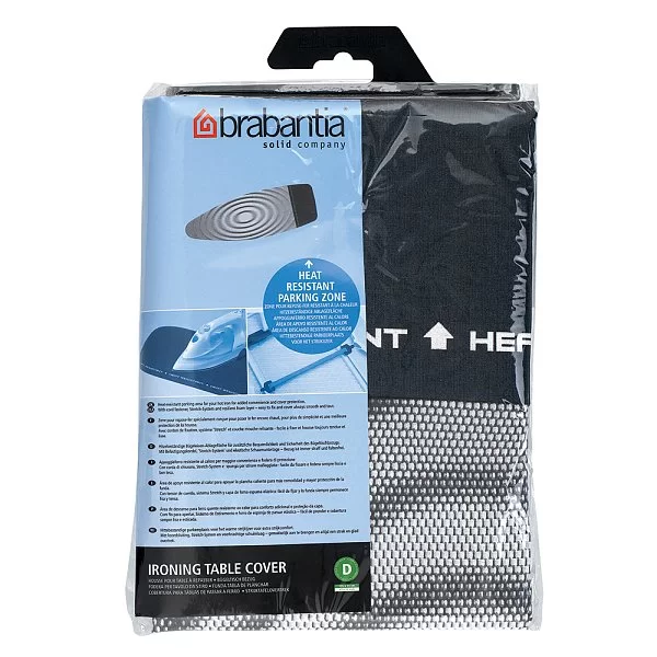 Чехол для гладильной доски 135x45см (D), титановые круги, Brabantia, 266782 - изобр. 8