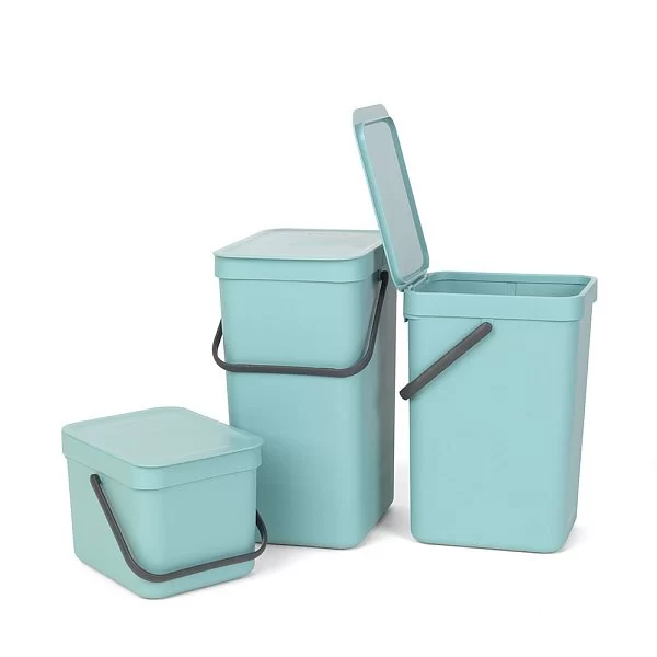 Мусорное ведро Sort & Go встраиваемое, 16л, мятный, Brabantia, 109843 - изобр. 13