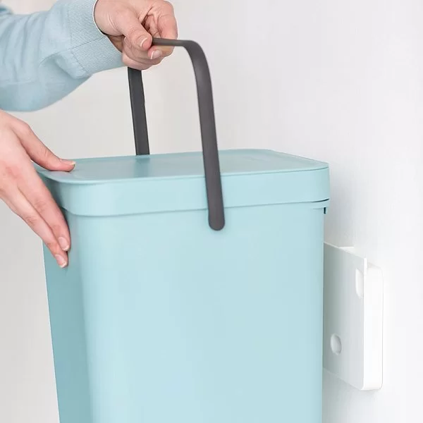 Мусорное ведро Sort & Go встраиваемое, 16л, мятный, Brabantia, 109843 - изобр. 12