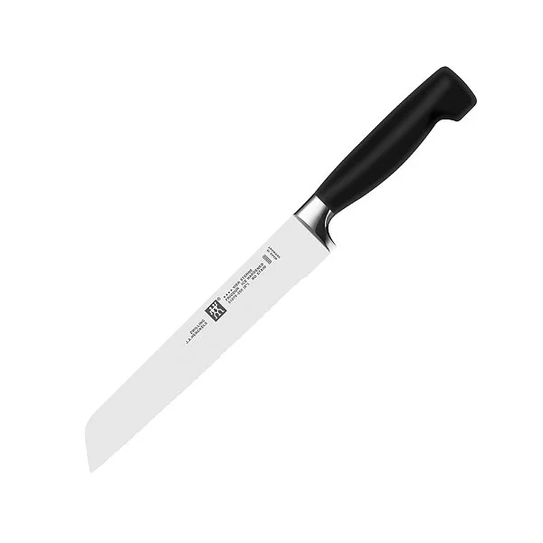 Нож для хлеба 20 см FOUR STAR кованая сталь с криозакалкой Friodur®, Zwilling J.A. Henckels, 31076-201 - изобр. 7