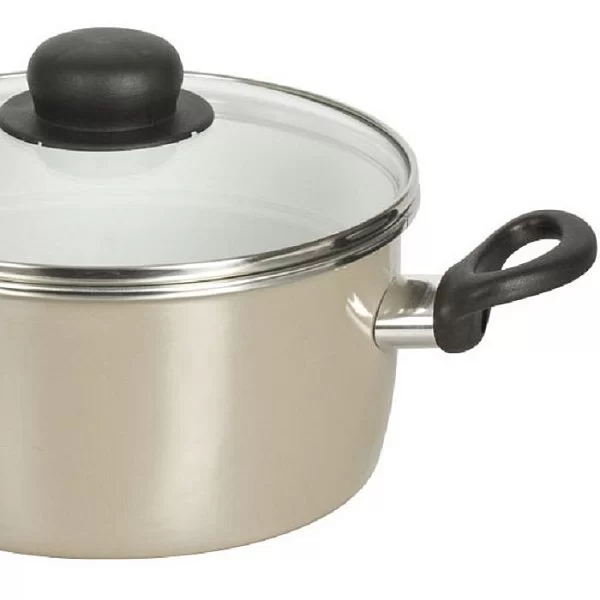 Кастрюля эмалированная суповая с крышкой Taupe 10,8 л диаметр 24 см, нержавеющая сталь, BEKA, Бельгия, 14393244 - изобр. 8