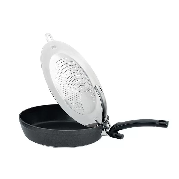 Экран-защита от брызг Magic, диаметр 24/26/28см, нержавеющая сталь, Fissler, Германия, 120070002 - изобр. 7