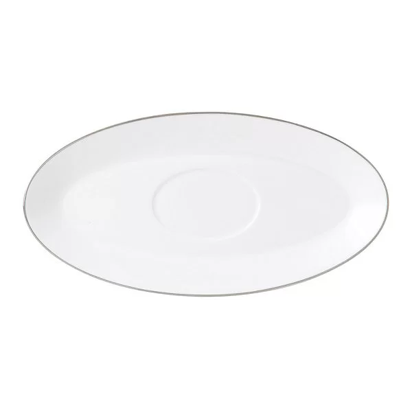 Подставка для соусника Jasper Conran Platinum 28x14 см, материал фарфор, цвет белый, Wedgwood, Великобритания, 50161609527 - изобр. 7