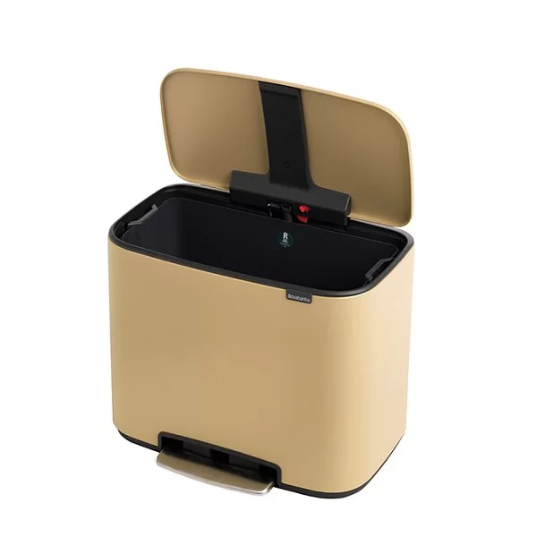 Мусорный бак c педалью Pedal Bin Bo, 36л, цвет минерально-золотой, Brabantia, 121623 - изобр. 11