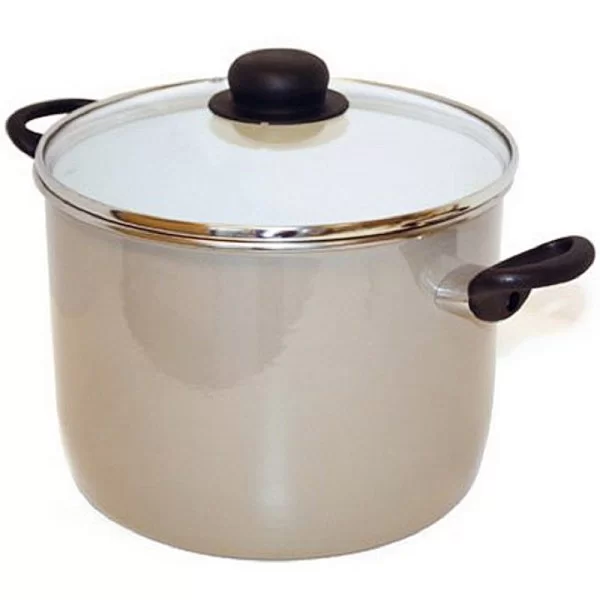 Кастрюля эмалированная суповая с крышкой Taupe 10,8 л диаметр 24 см, нержавеющая сталь, BEKA, Бельгия, 14393244 - изобр. 7