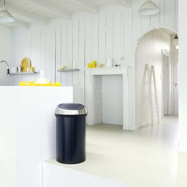 Мусорный бак Touch Bin 60л, черный матовый, Brabantia, 402548 - изобр. 8