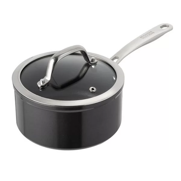 Ковш с крышкой Easy Pro, объем 3 л, диаметр 20 см, цвет черный, алюминий, Kuhn Rikon, Швейцария, 37632 - изобр. 7