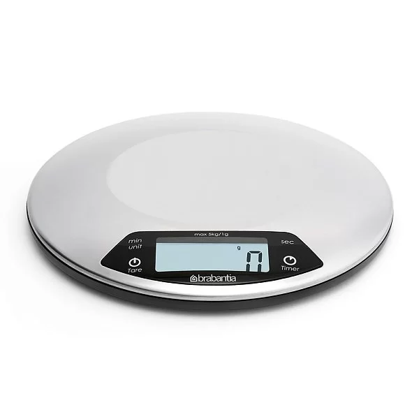 Цифровые кухонные весы Profile, 20см, стальной матовый, Brabantia, 480560 - изобр. 7