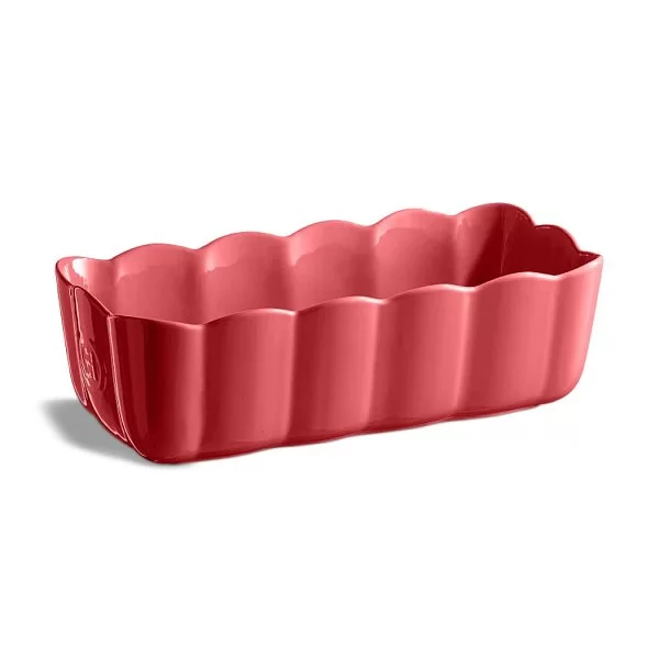 Форма для выпечки прямоугольная с волнистыми бортами 28,5х13 см, керамика, цвет розовый, Emile Henry, Франция, 476353 - изобр. 7