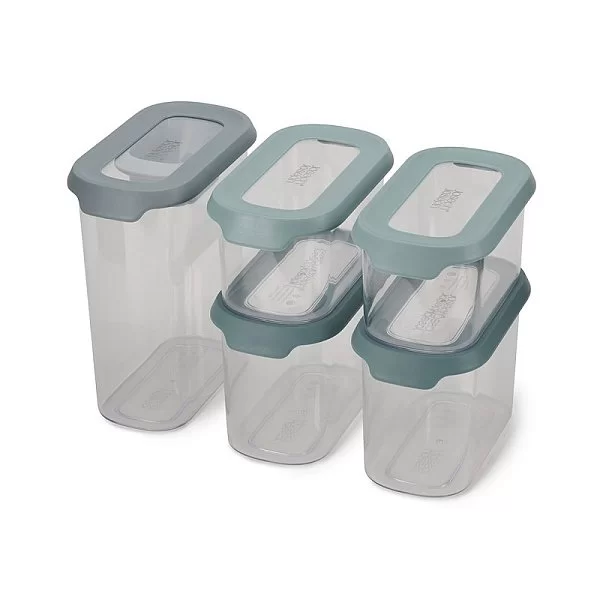 Набор из 5-ти контейнеров для хранения CupboardStore 8,5х21х31 см, полистирол, цвет опал, Joseph Joseph, Великобритания, 81113 - изобр. 7
