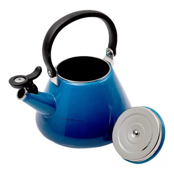 Чайник наплитный Kone 1,6 л, нержавеющая сталь, цвет синий, Le Creuset, Франция, 92000200310000 - изобр. 8