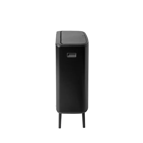 Мусорный бак 2-х секционный TOUCH BIN BO HI объем 2х30 л, цвет черный матовый, материал нержавеющая сталь, Brabantia, Бельгия, 130625 - изобр. 10