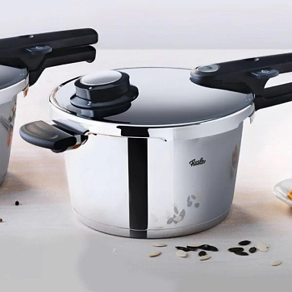 Скороварка с паровой вставкой Vitavit® Premium 2,5 л диаметр 18 см, нержавеющая сталь 18/10, Fissler, Германия, 6201000207 - изобр. 10