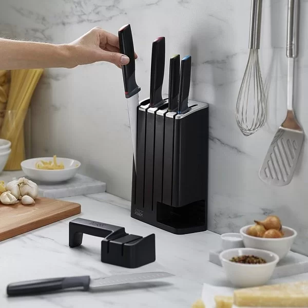 Набор из 5-ти ножей Elevate Knives 16,8х35,7 см, нержавеющая сталь, цвет черный, Joseph Joseph, Великобритания, 10537 - изобр. 10