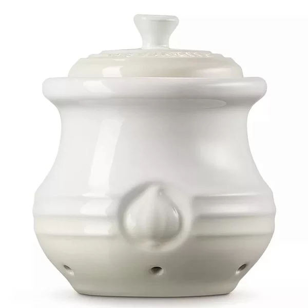 Банка для хранения чеснока 12 см, материал керамика, цвет белый, Le Creuset, Франция, 70832307160000 - изобр. 8
