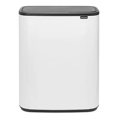 Мусорный бак TOUCH BIN двухсекционный объем 10 + 23 л, стальной, Brabantia, 378720 - изобр. 36