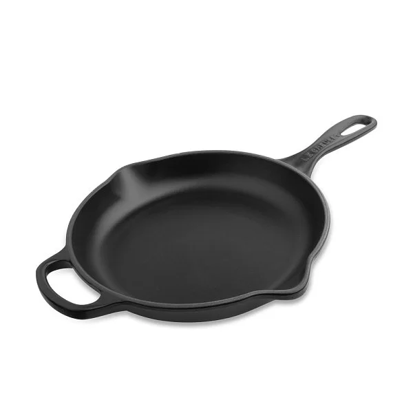 Сковорода 20 см, эмалированный чугун, цвет черный матовый, Le Creuset, Франция, 20182200000422 - изобр. 7