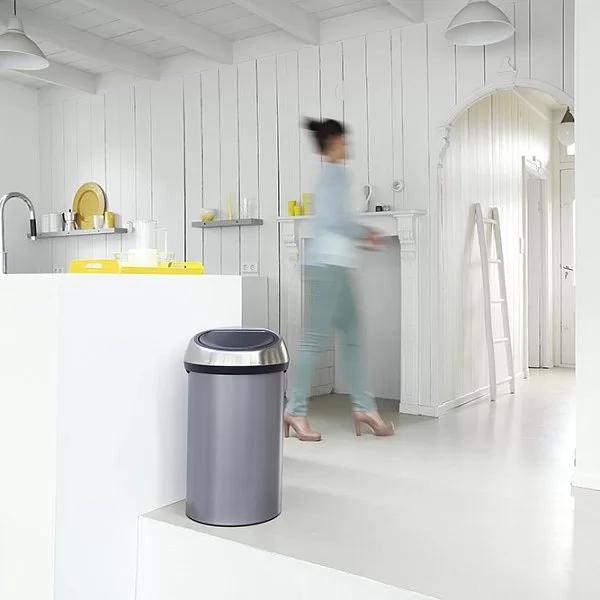 Мусорный бак Touch Bin 60л, платиновый, Brabantia, 402463 - изобр. 10