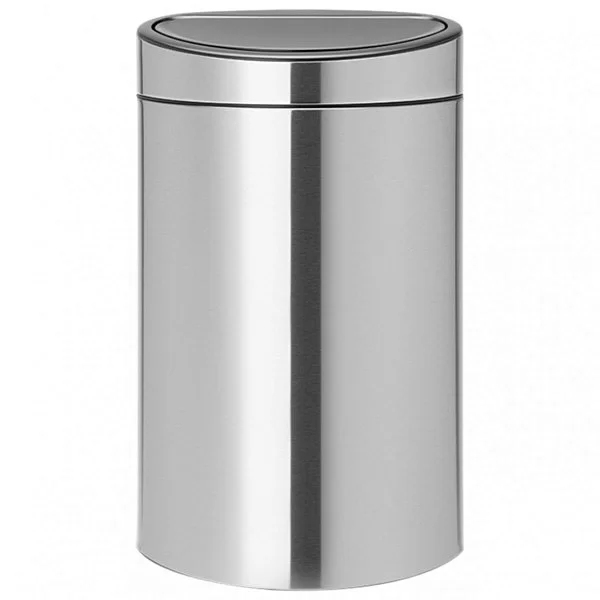 Мусорный бак Touch Bin New 40л, матовая сталь, Brabantia, 114823 - изобр. 7