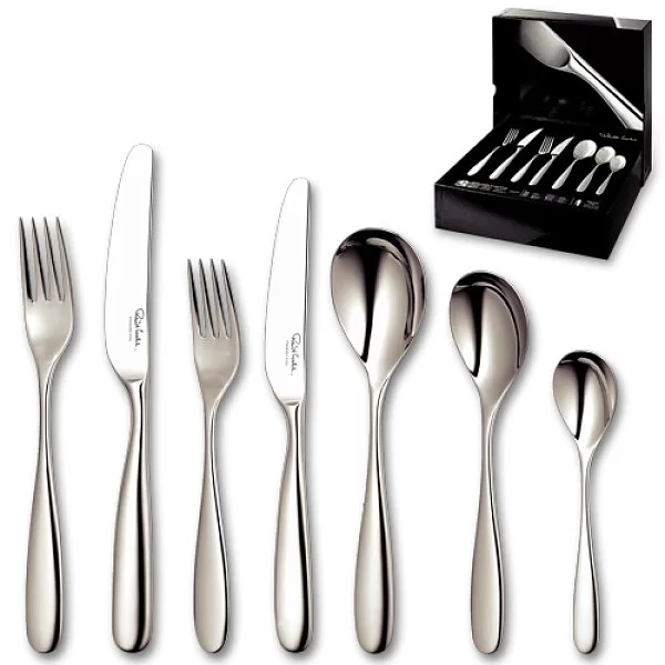 Набор столовых приборов на 12 персон Stanton Satin 84 предмета, нержавеющая сталь 18/10, Robert Welch, STASA1099V/84 - изобр. 8