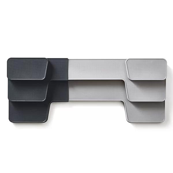 Органайзер многоуровневый CupboardStore раздвижной 42х26х9 см, материал полипропилен, цвет серый, Joseph Joseph, Великобритания, 85146 - изобр. 10