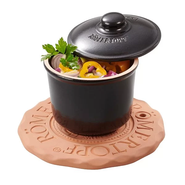 Термоподставка для охлаждения и подогрева посуды, диаметр 20 см, материал глина, цвет терракотовый, Roemertopf, Германия, 750 05 - изобр. 8