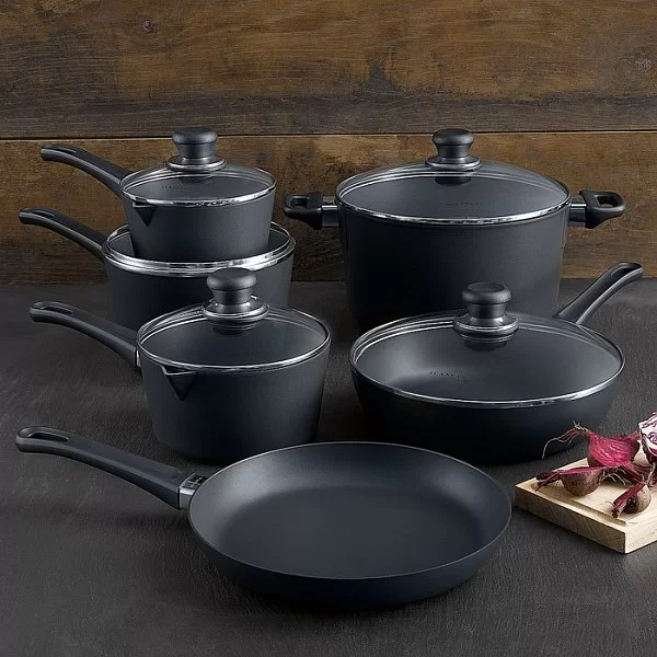 Казан антипригарный с крышкой Induction Plus 7,5 л диаметр 32 см, материал алюминий, Scanpan, Дания, 62553200 - изобр. 12